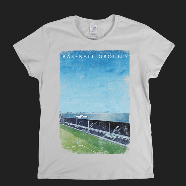 Baseball Ground Poster Womens T-Shirt