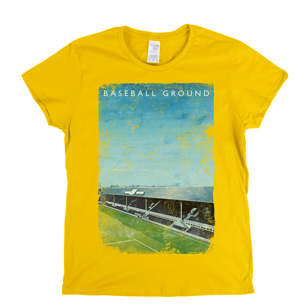 Baseball Ground Poster Womens T-Shirt