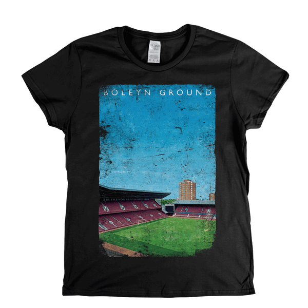 Boleyn Ground Poster Womens T-Shirt
