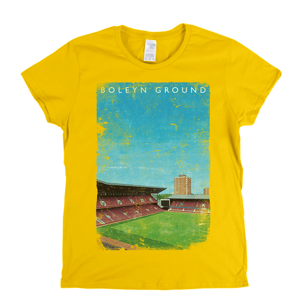 Boleyn Ground Poster Womens T-Shirt