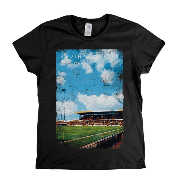 Boothferry Park Football Ground Poster Womens T-Shirt