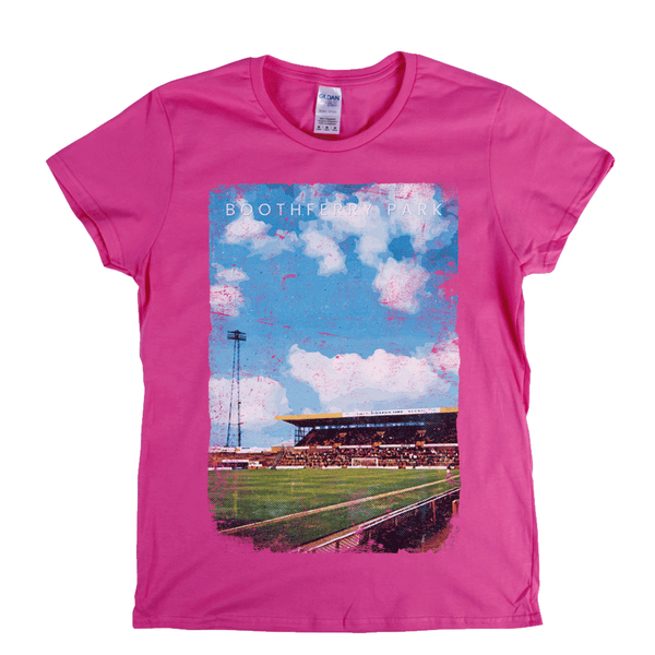 Boothferry Park Football Ground Poster Womens T-Shirt