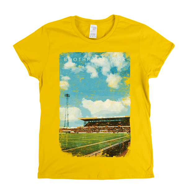 Boothferry Park Football Ground Poster Womens T-Shirt