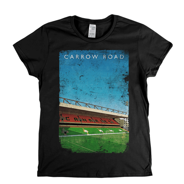 Carrow Road Poster Womens T-Shirt