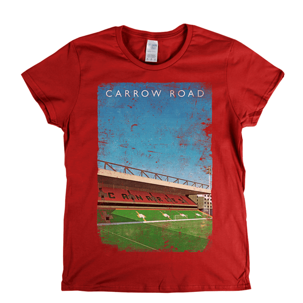 Carrow Road Poster Womens T-Shirt