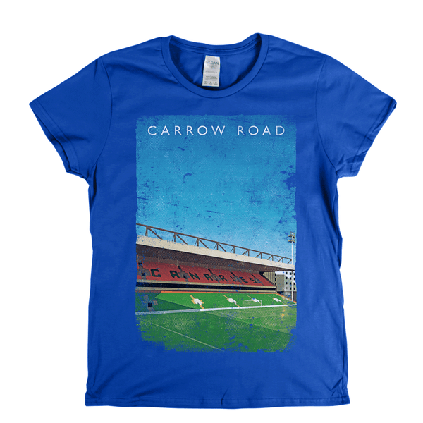 Carrow Road Poster Womens T-Shirt