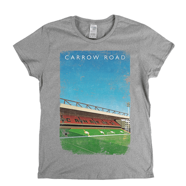 Carrow Road Poster Womens T-Shirt