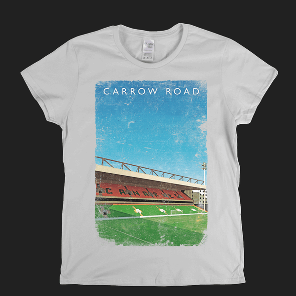 Carrow Road Poster Womens T-Shirt
