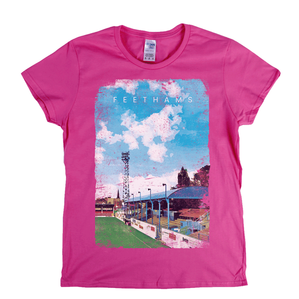 Feethams Football Ground Poster Womens T-Shirt