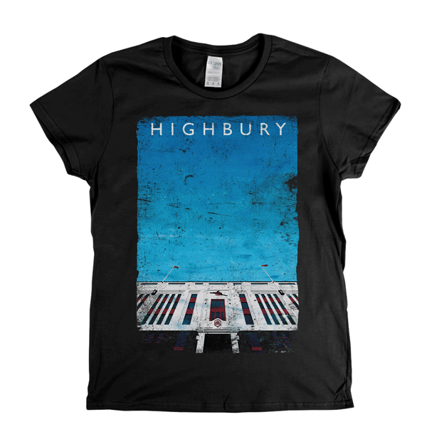 Highbury Poster Womens T-Shirt