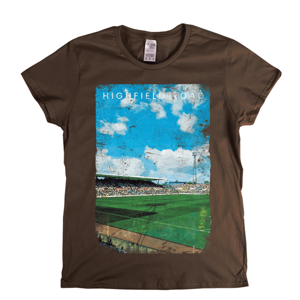 Highfield Road Football Ground Poster Womens T-Shirt