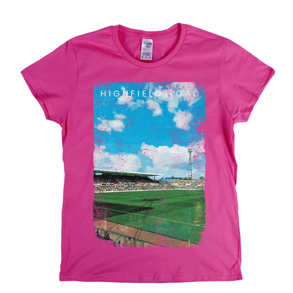Highfield Road Football Ground Poster Womens T-Shirt