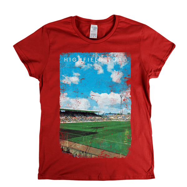 Highfield Road Football Ground Poster Womens T-Shirt