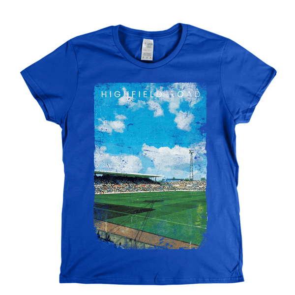Highfield Road Football Ground Poster Womens T-Shirt