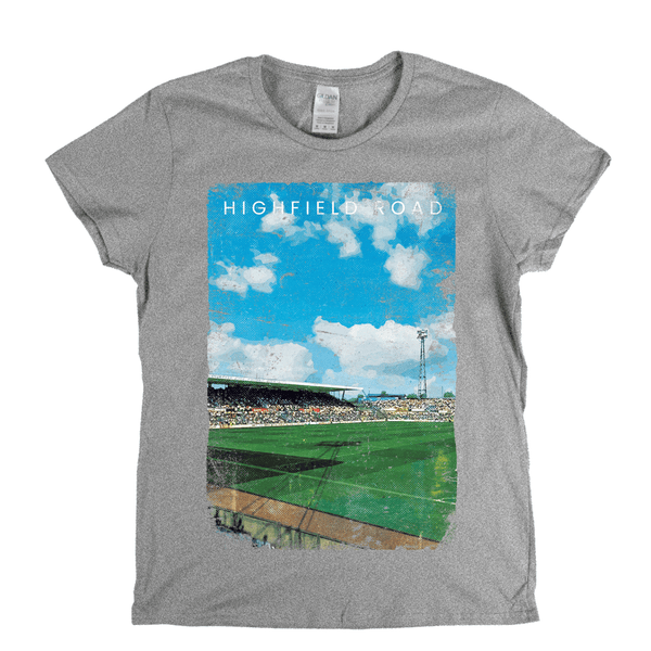 Highfield Road Football Ground Poster Womens T-Shirt