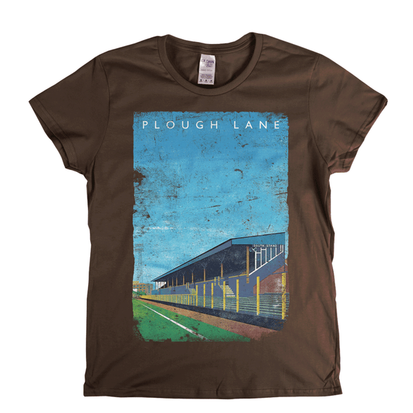 Plough Lane Poster Womens T-Shirt