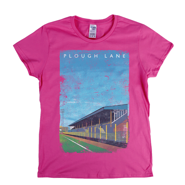 Plough Lane Poster Womens T-Shirt