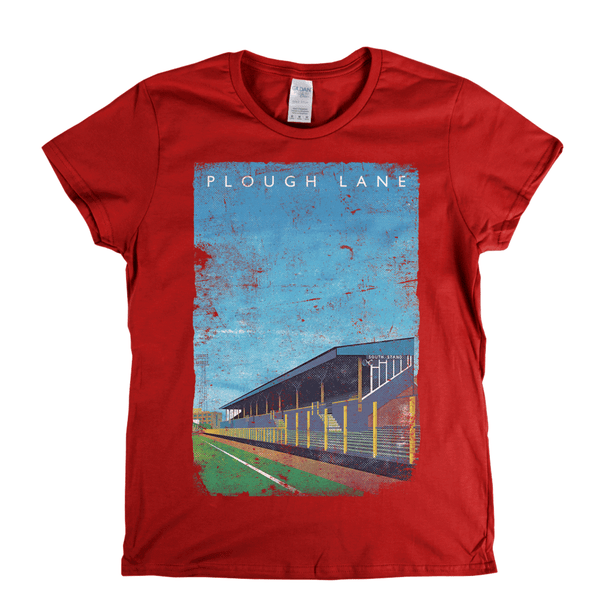 Plough Lane Poster Womens T-Shirt
