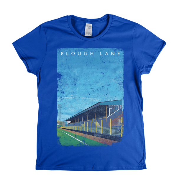 Plough Lane Poster Womens T-Shirt