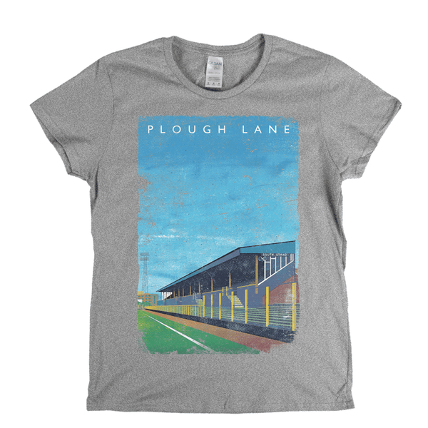 Plough Lane Poster Womens T-Shirt