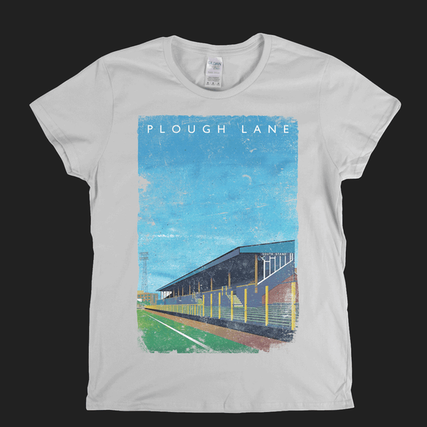 Plough Lane Poster Womens T-Shirt
