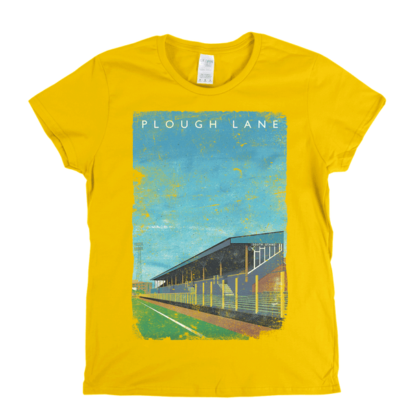 Plough Lane Poster Womens T-Shirt