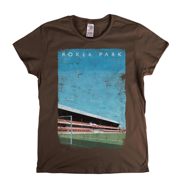 Roker Park Poster Womens T-Shirt