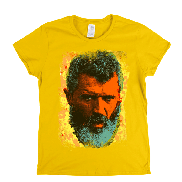 Roy Keane In Colour Womens T-Shirt