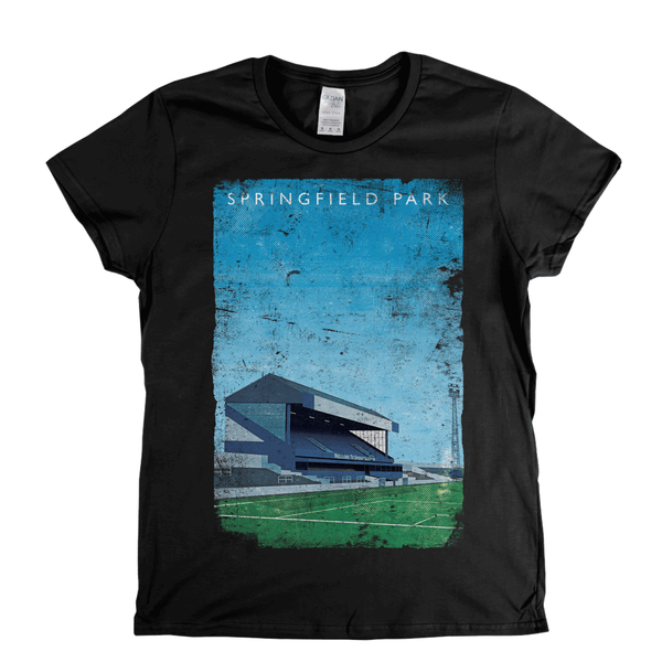 Springfield Park Poster Womens T-Shirt