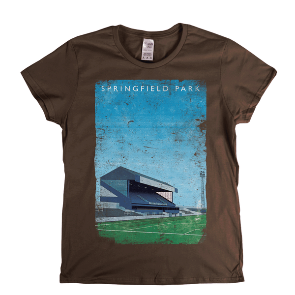 Springfield Park Poster Womens T-Shirt