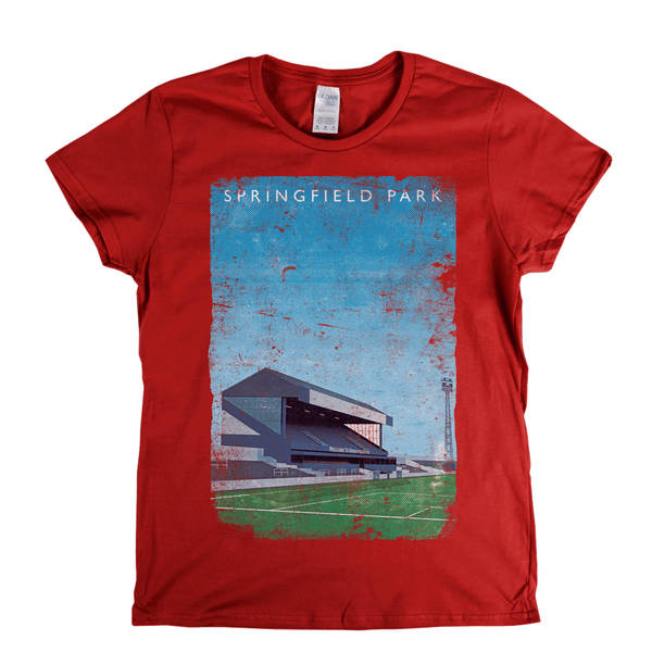 Springfield Park Poster Womens T-Shirt