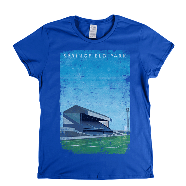 Springfield Park Poster Womens T-Shirt
