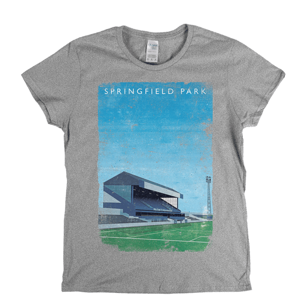 Springfield Park Poster Womens T-Shirt
