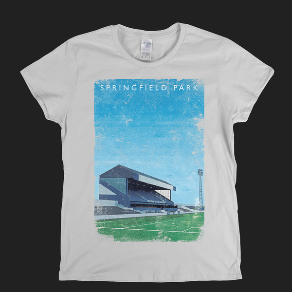 Springfield Park Poster Womens T-Shirt