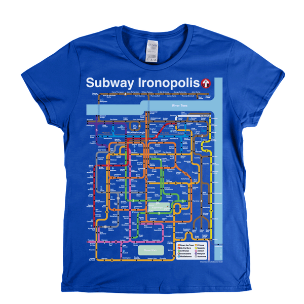 Subway Ironopolis Womens T-Shirt