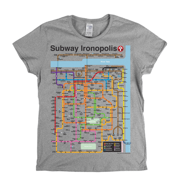 Subway Ironopolis Womens T-Shirt