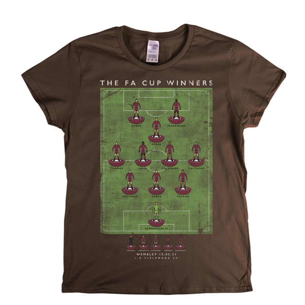 Leicester FA Cup Winners 2021 Womens T-Shirt