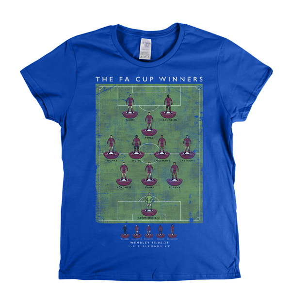 Leicester FA Cup Winners 2021 Womens T-Shirt