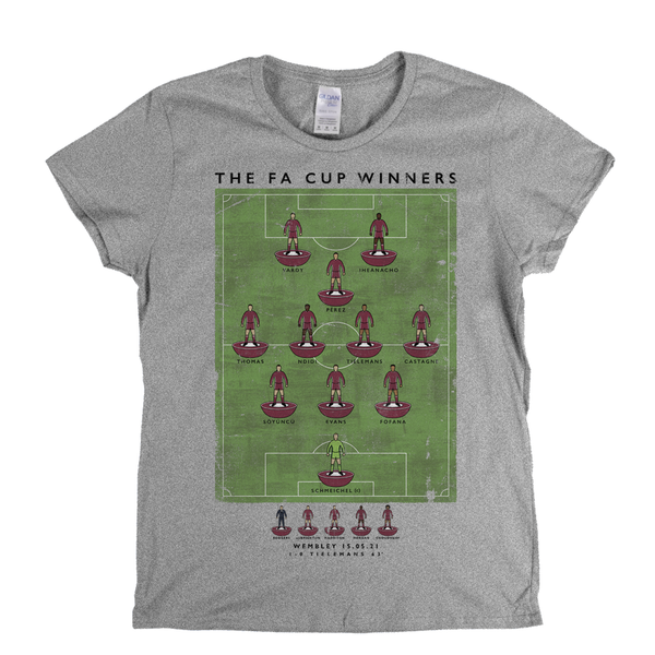 Leicester FA Cup Winners 2021 Womens T-Shirt