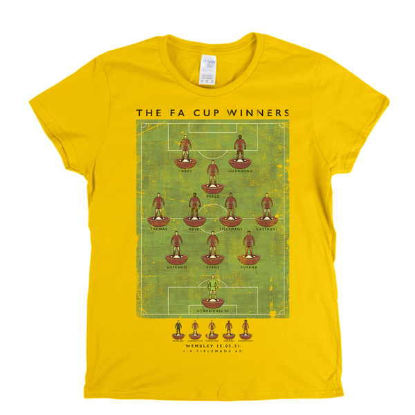 Leicester FA Cup Winners 2021 Womens T-Shirt