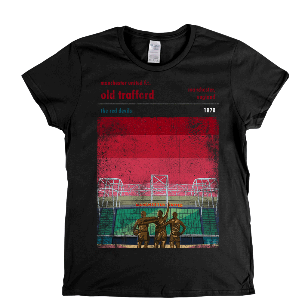 Old Trafford The Red Devils Poster Womens T-Shirt