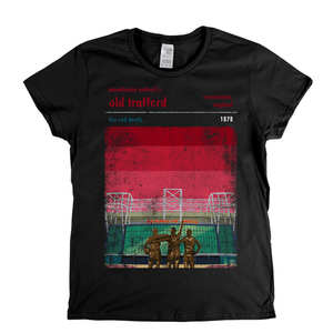 Old Trafford The Red Devils Poster Womens T-Shirt