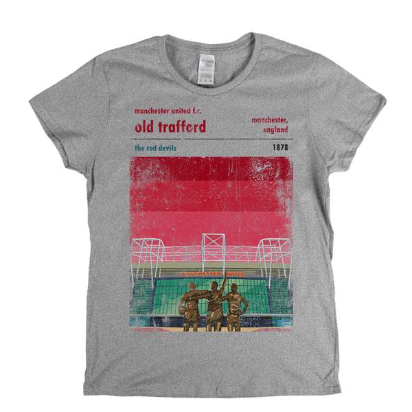 Old Trafford The Red Devils Poster Womens T-Shirt