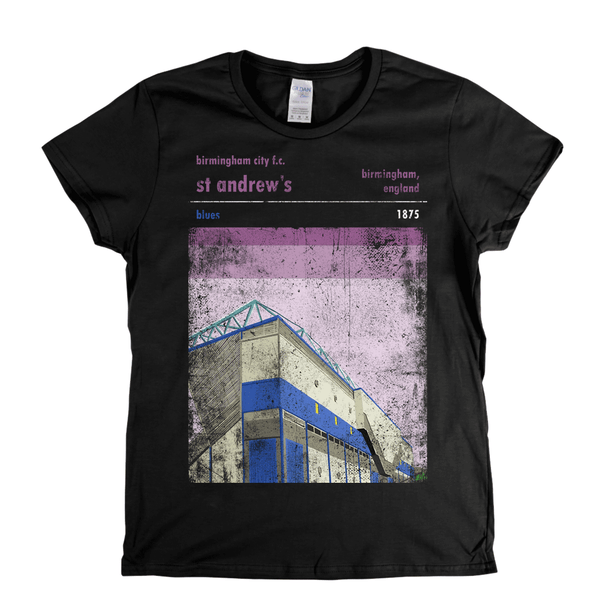 St Andrews Blues Poster Womens T-Shirt