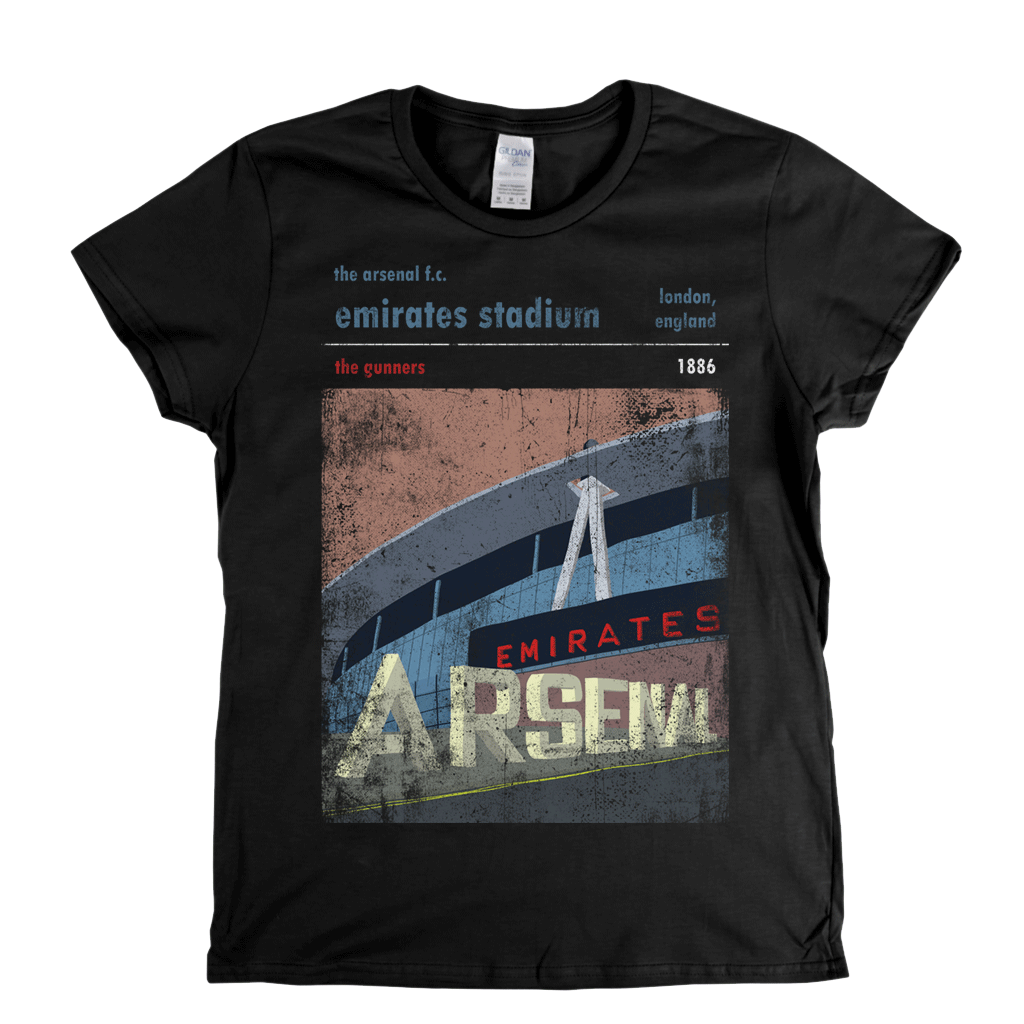 Emirates Stadium The Gunners Poster Womens T-Shirt