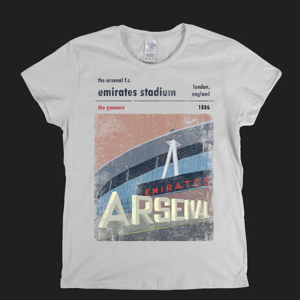 Emirates Stadium The Gunners Poster Womens T-Shirt