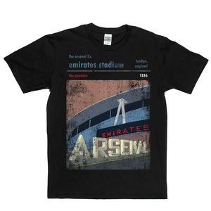 Emirates Stadium The Gunners Poster Regular T-Shirt
