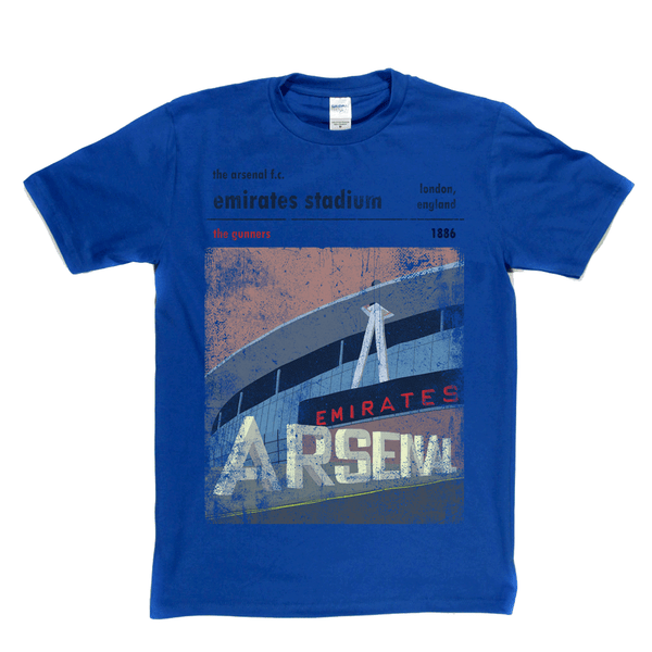 Emirates Stadium The Gunners Poster Regular T-Shirt