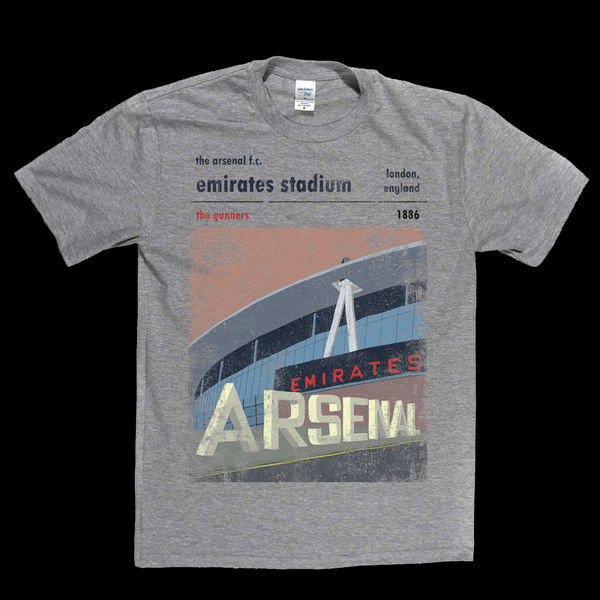 Emirates Stadium The Gunners Poster Regular T-Shirt