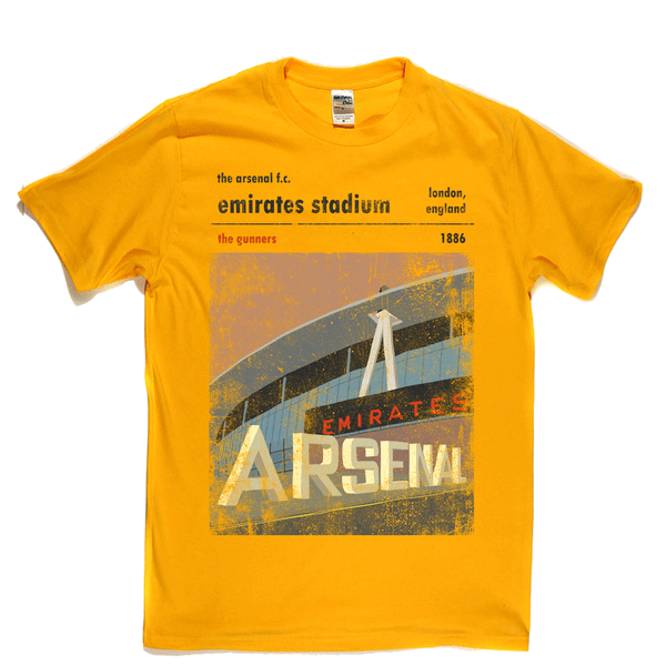 Emirates Stadium The Gunners Poster Regular T-Shirt